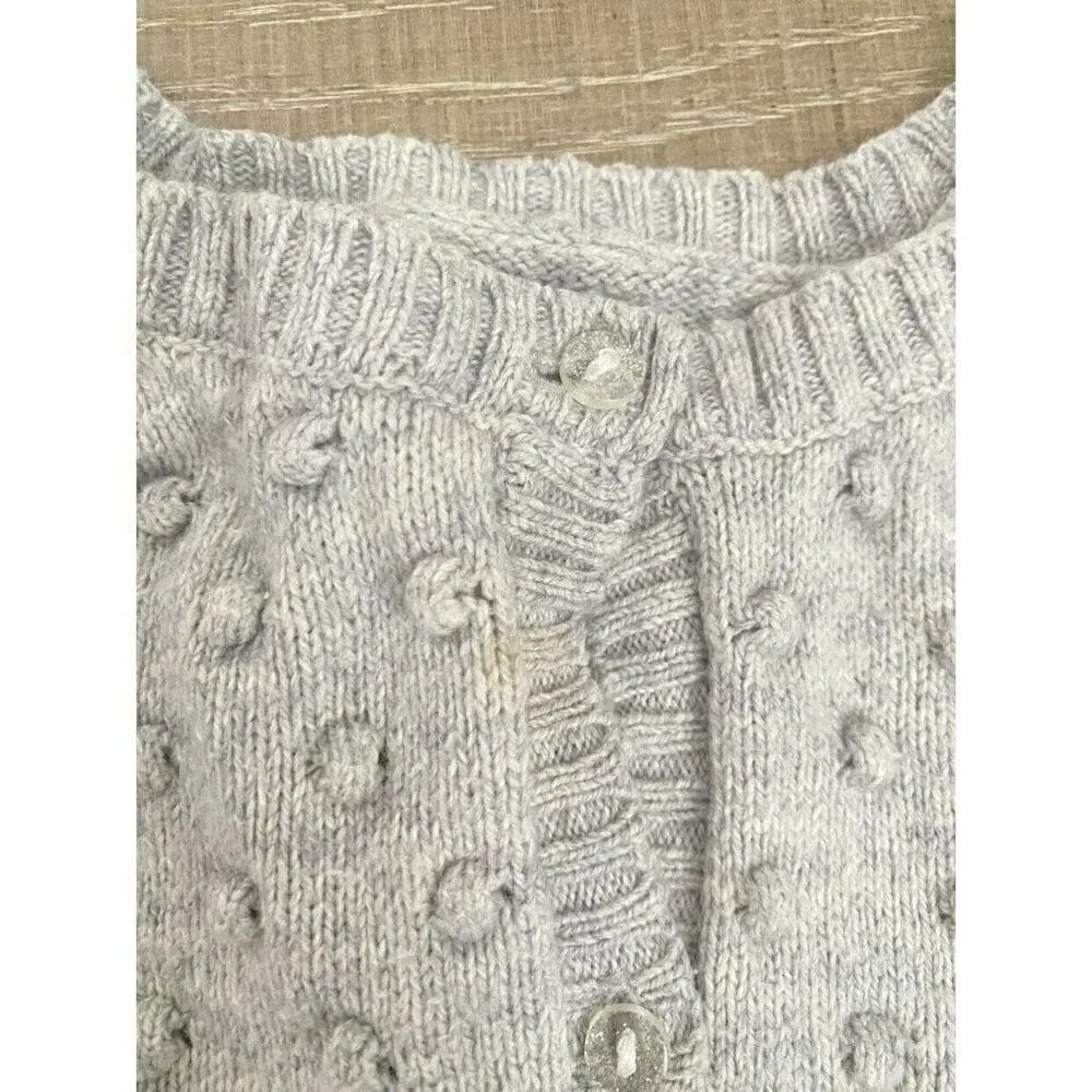 Garnet Hill Popcorn Cardigan